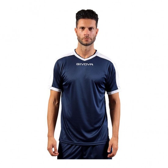 GIVOVA SHIRT REVOLUTION MAC04 0403 BLUE WHITE