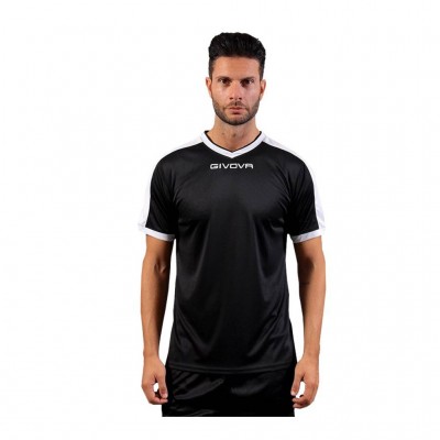 GIVOVA SHIRT REVOLUTION MAC04 1003 BLACK WHITE