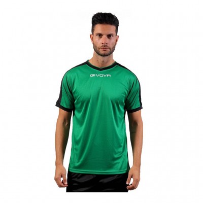 GIVOVA SHIRT REVOLUTION MAC04 1310 GREEN BLACK