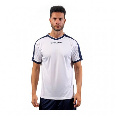 GIVOVA SHIRT REVOLUTION MAC04 0304 WHITE BLUE