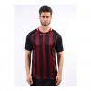 GIVOVA SHIRT TRATTO MA031 1012 ΚΟΚΚΙΝΟ ΜΑΥΡΟ
