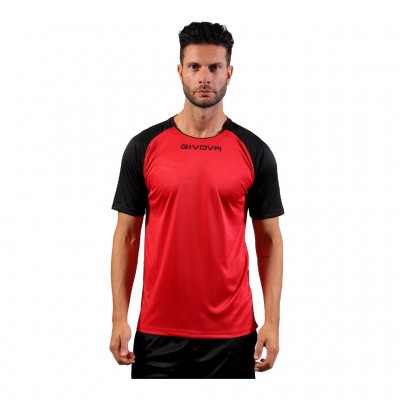 GIVOVA SHIRT CAPO MC MAC03 1210 RED BLACK