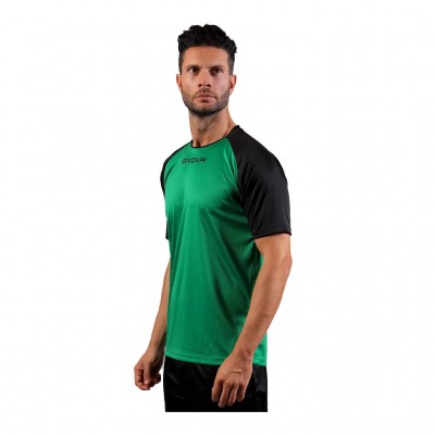 GIVOVA SHIRT CAPO MC MAC03 1310 GREEN BLACK