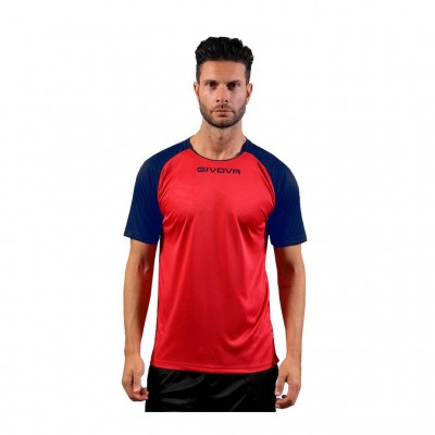 GIVOVA SHIRT CAPO MC MAC03 1204 RED BLUE