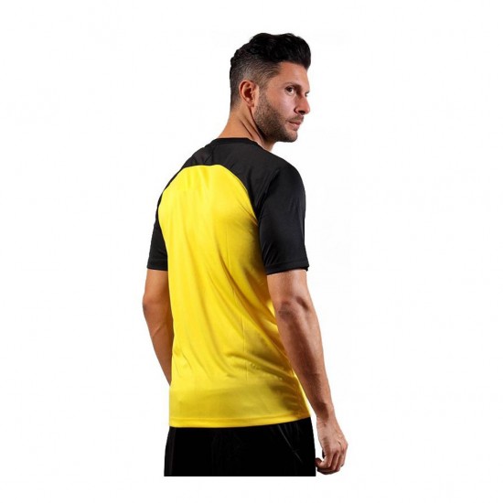 GIVOVA SHIRT CAPO MC MAC03 0710 YELLOW BLACK