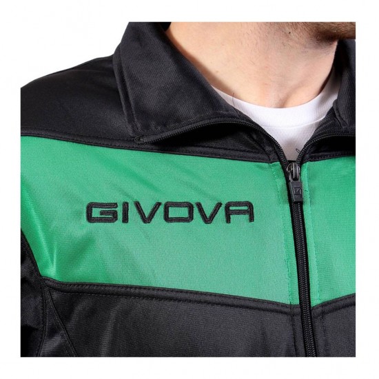 GIVOVA TUTA VISA TRIACETATO 4S TR018SUM 1013 ΜΑΥΡΟ ΠΡΑΣΙΝΟ