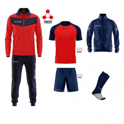 GIVOVA BOX ALMASPORT EDITION 70 ΚΟΚΚΙΝΟ ΜΠΛΕ