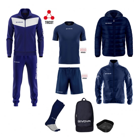 GIVOVA BOX ALMASPORT EDITION 71 ΜΠΛΕ ΛΕΥΚΟ/ΜΠΛΕ