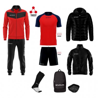 GIVOVA BOX ALMASPORT EDITION 71 ΚΟΚΚΙΝΟ ΜΑΥΡΟ