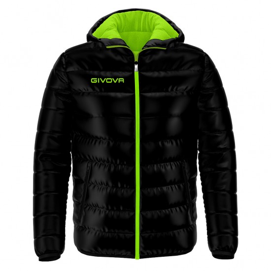 GIVOVA JACKET OLANDA G013 1034 ΜΑΥΡΟ ΠΡΑΣΙΝΟ