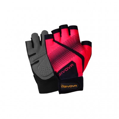 GIVOVA GLOVES GYM GU014 0610 ΦΟΥΞΙΑ ΜΑΥΡΟ