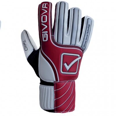 GIVOVA GLOVES FOR GOALKEEPER GU06 0312 ΛΕΥΚΟ ΚΟΚΚΙΝΟ