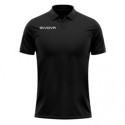 GIVOVA POLO SUMMER SHORT SLEEVE MA005 0010 ΜΑΥΡΟ