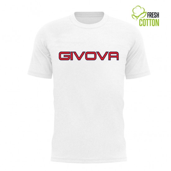 GIVOVA T-SHIRT SPOT SHORT SLEEVE MA008 0003 ΛΕΥΚΟ