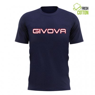 GIVOVA T-SHIRT SPOT SHORT SLEEVE MA008 0004 ΜΠΛΕ