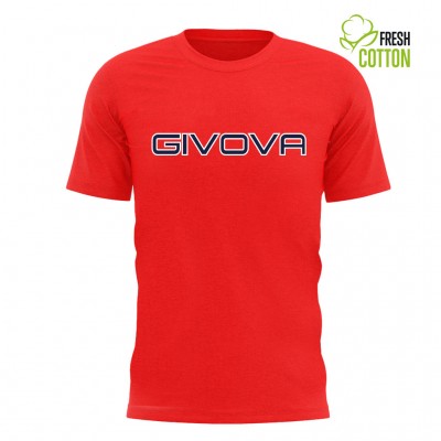 GIVOVA T-SHIRT SPOT SHORT SLEEVE MA008 0012 ΚΟΚΚΙΝΟ