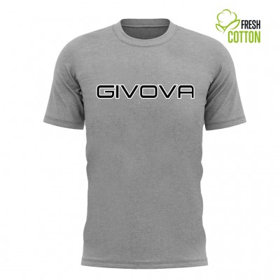 GIVOVA T-SHIRT SPOT SHORT SLEEVE MA008 0043 ΓΚΡΙ