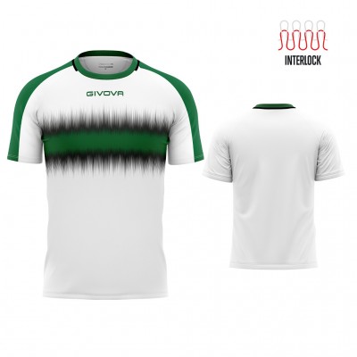 GIVOVA SHIRT RADIO MA032 1310 ΠΡΑΣΙΝΟ ΜΑΥΡΟ