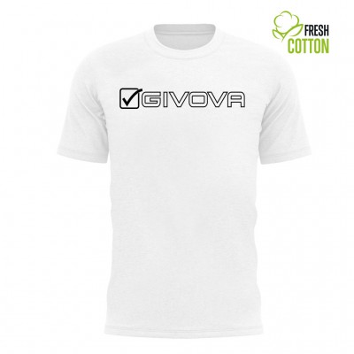 GIVOVA T-SHIRT COTONE MONDO MA033 0003 ΛΕΥΚΟ