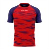GIVOVA SHIRT PIXEL INTERLOCK MA035 1204 ΚΟΚΚΙΝΟ ΜΠΛΕ