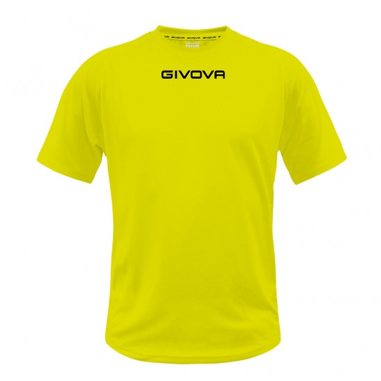 SHIRT GIVOVA MAC01 0019 YELLOW FLUO