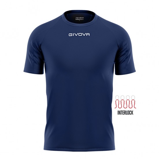 GIVOVA SHIRT CAPO MC MAC03 0004 BLUE