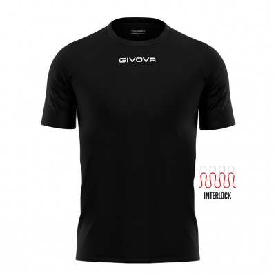 GIVOVA SHIRT CAPO MC MAC03 0010 BLACK