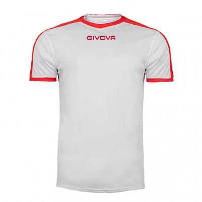 GIVOVA SHIRT REVOLUTION MAC04 0312 WHITE RED