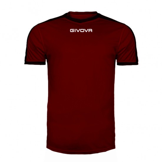 GIVOVA SHIRT REVOLUTION MAC04 0810 BORDEAUX BLACK