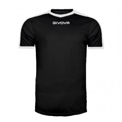 GIVOVA SHIRT REVOLUTION MAC04 1003 BLACK WHITE