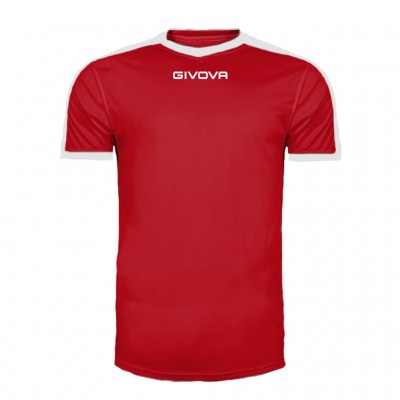 GIVOVA SHIRT REVOLUTION MAC04 1203 RED WHITE
