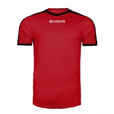 GIVOVA SHIRT REVOLUTION MAC04 1210 RED BLACK