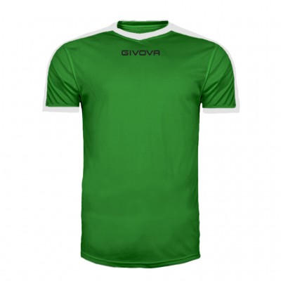 GIVOVA SHIRT REVOLUTION MAC04 1303 GREEN WHITE