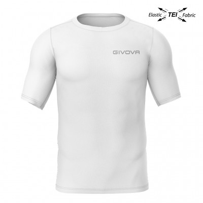 GIVOVA ELASTIC SHIRT SHORT SLEEVE MAE011 0003 ΛΕΥΚΟ