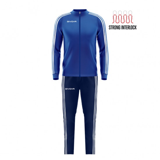 GIVOVA TRACKSUIT REVOLUTION SUMMER TR033S 0204 ΡΟΥΑ ΜΠΛΕ