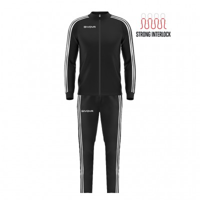 GIVOVA TRACKSUIT REVOLUTION SUMMER TR033S 1010 ΜΑΥΡΟ ΜΑΥΡΟ