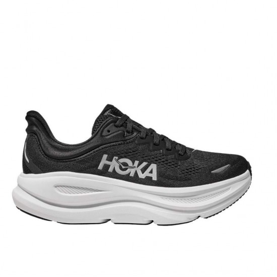 HOKA BONDI 9 1162011 BWHT ΜΑΥΡΟ ΛΕΥΚΟ