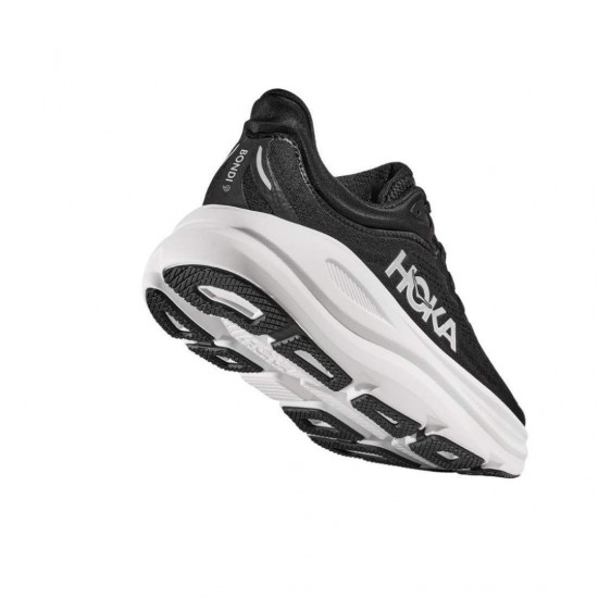 HOKA BONDI 9 1162011 BWHT ΜΑΥΡΟ ΛΕΥΚΟ