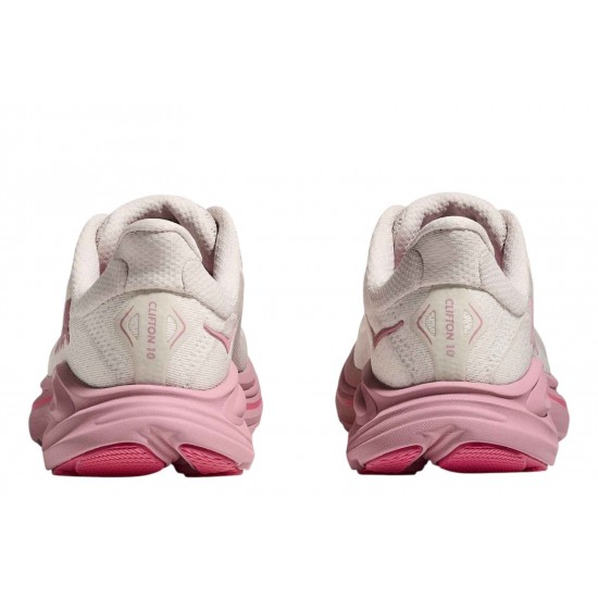 HOKA CLIFTON 10 BIG 1168860 RMD ΚΡΕΜ ΡΟΖ