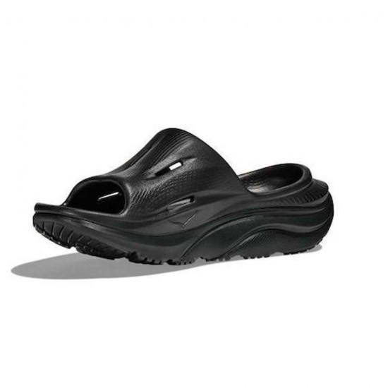 HOKA GLIDE ORA RECOVERY SLIDE 3 1135061 BBLC ΜΑΥΡΟ
