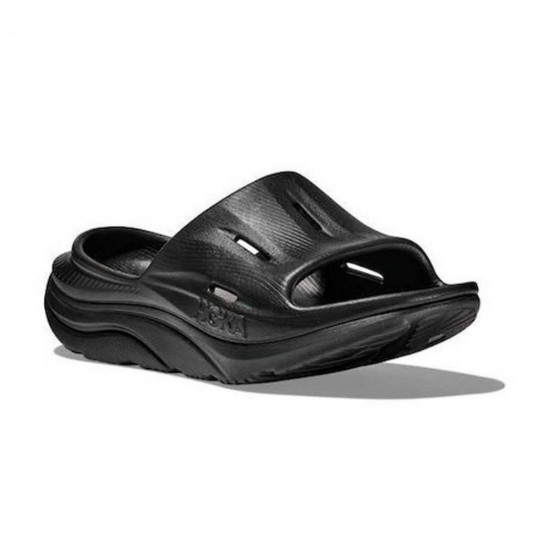 HOKA GLIDE ORA RECOVERY SLIDE 3 1135061 BBLC ΜΑΥΡΟ