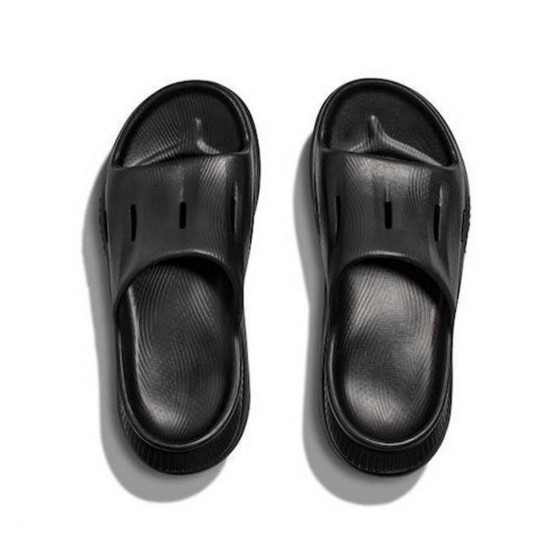 HOKA GLIDE ORA RECOVERY SLIDE 3 1135061 BBLC ΜΑΥΡΟ