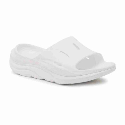 HOKA GLIDE ORA RECOVERY SLIDE 3 1135061 WWH ΛΕΥΚΟ