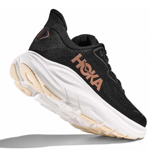 HOKA CLIFTON 10 1162031 BRGL ΜΑΥΡΟ ΛΕΥΚΟ