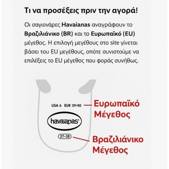 HAVAIANAS FILETE 4148756 0090 ΜΑΥΡΟ