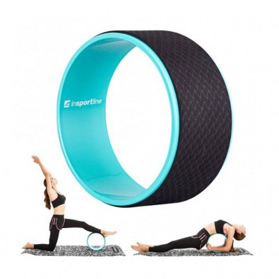 INSPORTLINE YOGA STRETCH ROLLER WHEEL 17890 ΜΑΥΡΟ ΒΕΡΑΜΑΝ