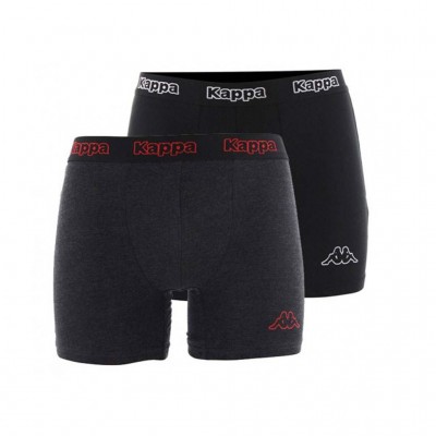 KAPPA BOXERS 2 PACK 891199 001 BLACK ANTHRACITE