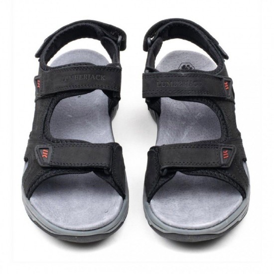 LUMBERJACK BOGART SANDAL SMB5006003 CB001 ΜΑΥΡΟ