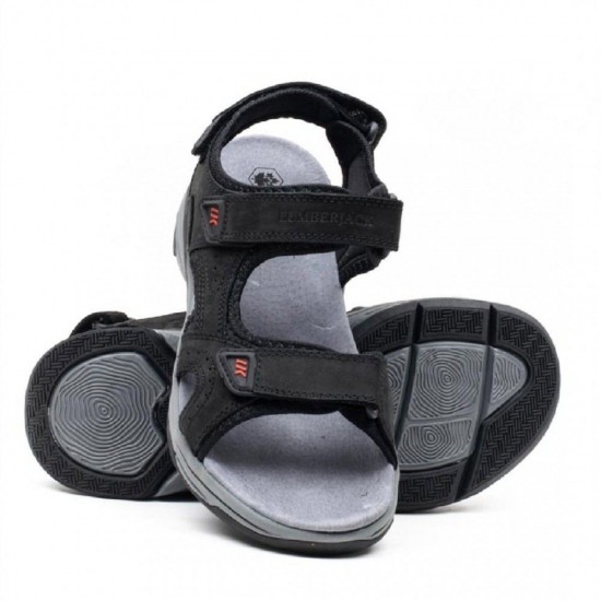 LUMBERJACK BOGART SANDAL SMB5006003 CB001 ΜΑΥΡΟ