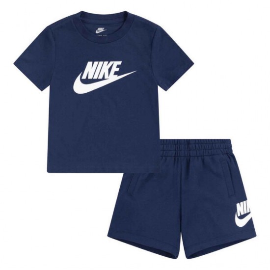 NIKE CLUB FRENCH TERRY SET 86L595 U90 ΜΠΛΕ NIKE CLUB FRENCH TERRY SET 86L595 U90 ΜΠΛΕ
